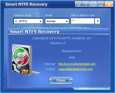 Smart NTFS Recovery 4.5 DC 06.08.2014