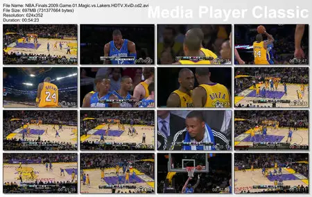 NBA Finals 2009 Game 01 Lakers vs Magic
