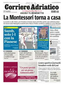 Corriere Adriatico Ascoli - 14 Settembre 2025