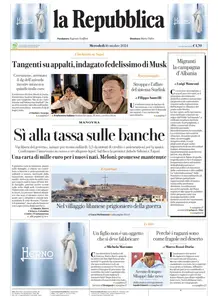 la Repubblica - 16 Ottobre 2024