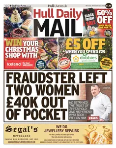 Hull Daily Mail - 25 November 2024