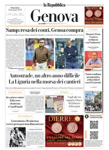 la Repubblica Genova - 19 Gennaio 2025