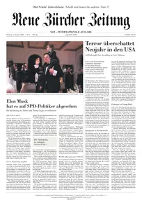 Neue Zürcher Zeitung International - 3 Januar 2025