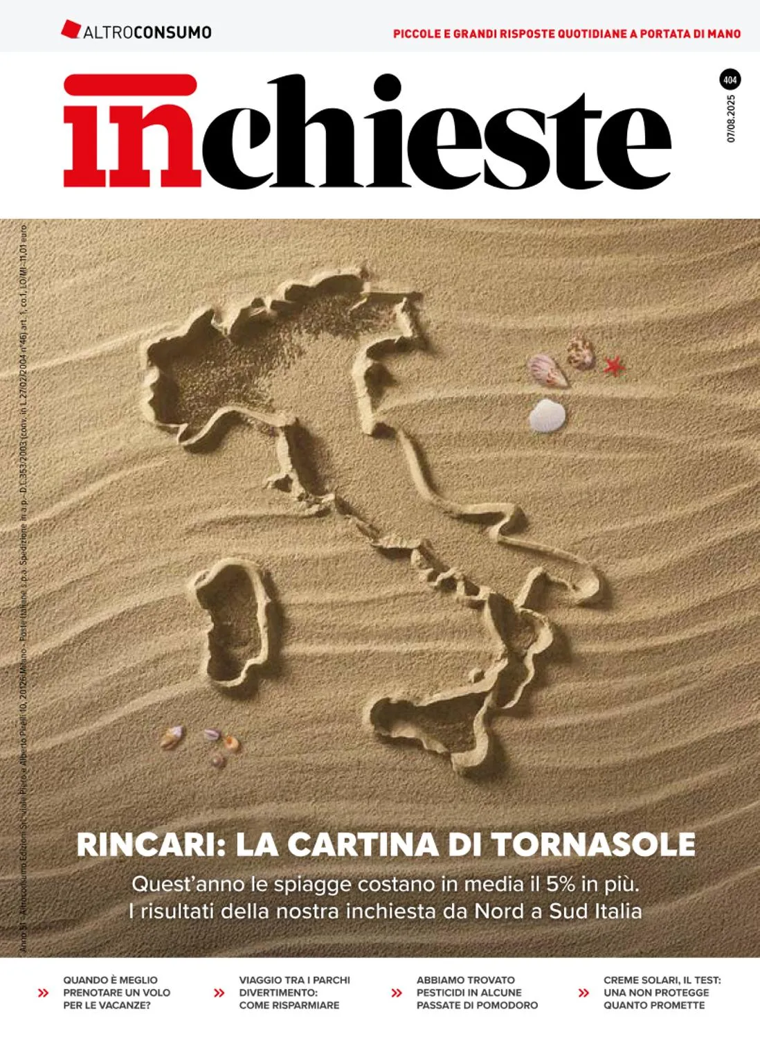Altroconsumo Inchieste N.404 - Luglio-Agosto 2025