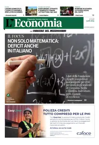 Corriere del Mezzogiorno Campania L'Economia - 9 Giugno 2025