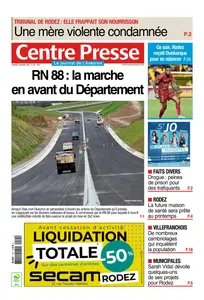 Centre Presse Aveyron - 21 Novembre 2025