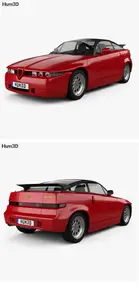 Alfa Romeo SZ 1989 - 3D Model