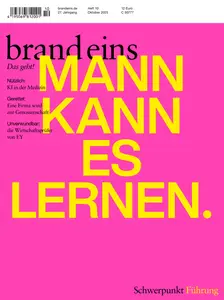 Brand Eins - Oktober 2025