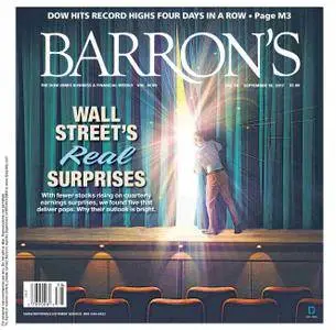 Barron's Magazine  September 18 2017