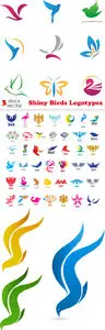 Vectors - Shiny Birds Logotypes