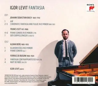 Igor Levit - Fantasia:  J.S. Bach, Liszt, Berg, Busoni (2023)