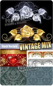 Vintage mix - Stock Vectors