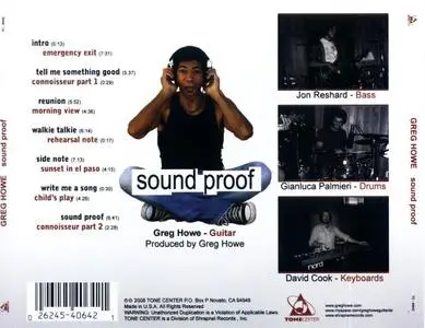 Greg Howe - Sound Proof (2008) {ToneCenter}