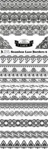 Vectors - Seamless Lace Borders 6