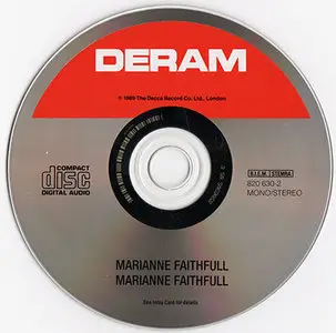Marianne Faithfull - Marianne Faithfull (1965, CD reissue 1989) [REPOST]