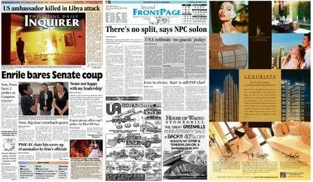 Philippine Daily Inquirer – September 13, 2012