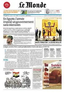 Le Monde du Jeudi, 18. Juillet 2013