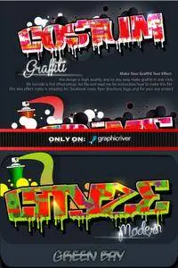 GraphicRiver - Costum Graffiti Text Effect Styles Vol 2