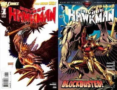 Savage Hawkman #0-20 (2011-2013) Complete