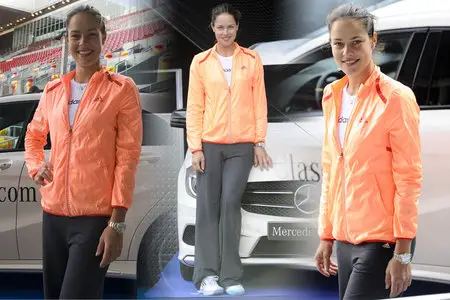 Ana Ivanovic - Promoting new Mercedes at Madrid Open May 8, 2012