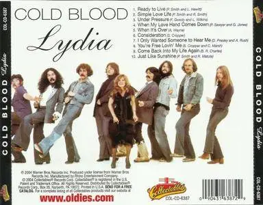 Cold Blood - Lydia (1974) {Collectables}