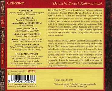 François Fernandez, Ricercar Consort - Violino oder Geige: Farina, Pohle, Furchheim, Löwe, Biber, Schmelzer, Walther (2005)