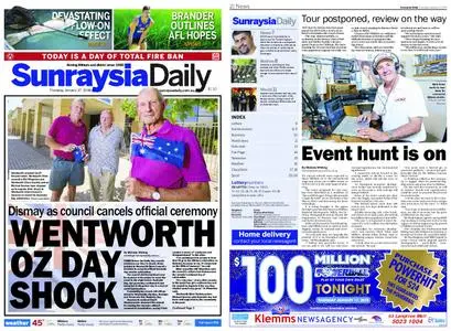 Sunraysia Daily – January 17, 2019
