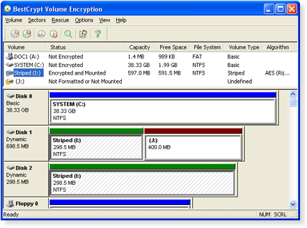 Jetico BestCrypt Volume Encryption v1.97.1