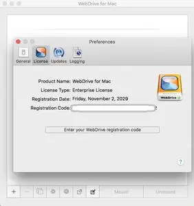 WebDrive Enterprise 2018 Build 18.0.600 macOS