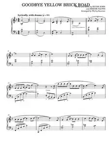Goodbye yellow brick road - Elton John (Piano Solo)