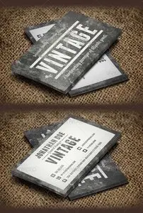 GraphicRiver Vintage Grunge Business Cards