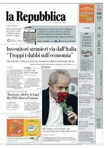 la Repubblica - 4 Agosto 2018