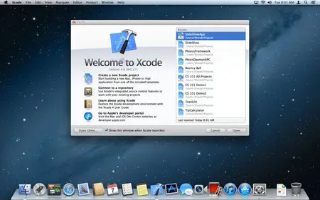 Xcode 4.6 with iOS 6.1 SDK and OS X 10.8 SDK + Command Line Tools (January 2013)