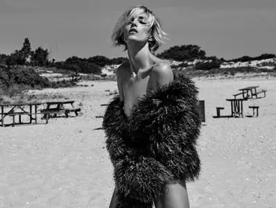 Anja Rubik by Chris Colls for Vogue Germany September 2018