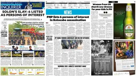 Philippine Daily Inquirer – December 27, 2018