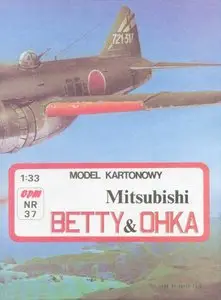 Model Kartonowy №37 - Mitsubishi Betty & Ohka