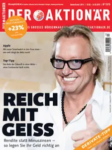 Der Aktionaer Magazin No 13 vom 18 Maerz 2015