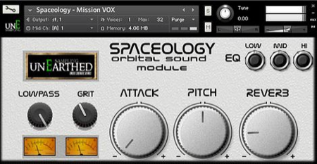 unEarthed Sampling Spaceology KONTAKT