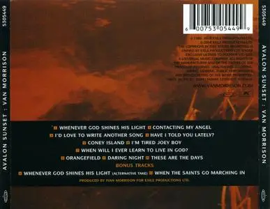 Van Morrison - Avalon Sunset (1989) Expanded Remastered 2008