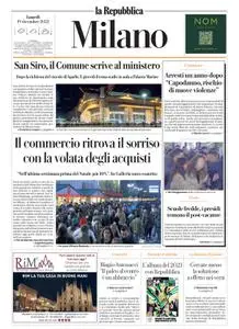 la Repubblica Milano - 19 Dicembre 2022