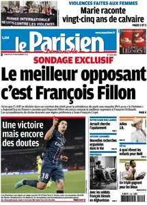 Le Parisien du Dimanche 25 Novembre 2012