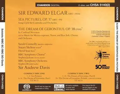 BBC Symphony Chorus & Orchestra, Sir Andrew Davis - Edward Elgar: The Dream of Gerontius; Sea Pictures (2014) 2CDs
