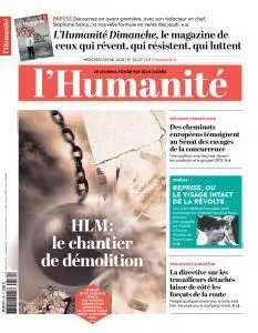 L'Humanite du Mercredi 30 Mai 2018