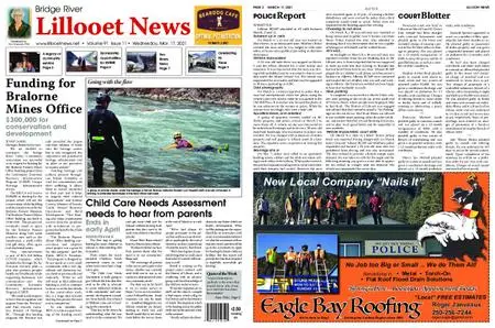 Bridge River Lillooet News – March 17, 2021