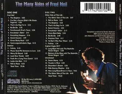 Fred Neil - The Many Sides Of Fred Neil (1998) {2CD Set Collectors' Choice Music CCM-070-2 rec 1966-1971}