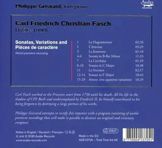 Philippe Grisvard - Carl Friedrich Christian Fasch: Works for Keyboard (2020)