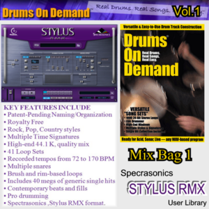 Stylus RMX Drums On Demand Volume 1 Mixed Bag I