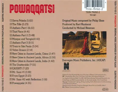 Philip Glass - Powaqqatsi (1988) [Reissue 1997]