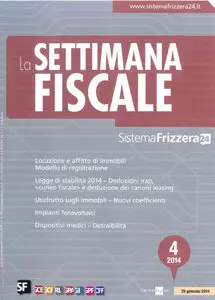 La Settimana Fiscale N.04 - 29 Gennaio 2014