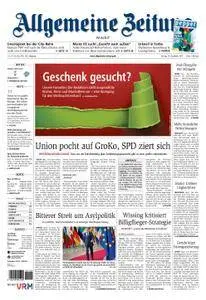 Allgemeine Zeitung Mainz - 15. Dezember 2017